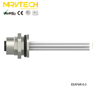 สำหรับ FEAF6R-0.5 ตัวเชื่อมต่อเทอร์มินัลแบบตัวผู้ ไนลอน ฮอยซ์ ไอพี 67 2A 30V - Product Image 2