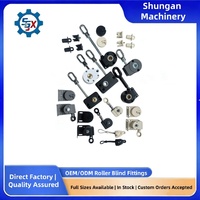 Accessoires pour rideaux à enroulement de grande taille pour villas et usines, avec boîte de vitesses 30:1 en acier anti-rupture, Shungan Machinery