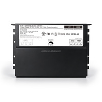 Alimentation LED Dimmable 150W 12V à Tension Constante, Entrée 100-277Vac, Étanche IP65, Gradation PWM 0-10V 1-10V
