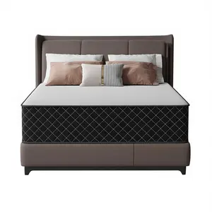 ที่นอนไฮบริดแบบแข็งพิเศษ หนา 25 ซม. โฟมเมมโมรี่สปริงแบบพ็อกเก็ต สำหรับเตียงคู่ ขนาด 135x190 ซม. - Product Image 1