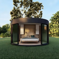 Casa Prefabricada Circular Personalizable Tipo Domo para Hotel, Casa Redonda para Uso Residencial, Cabaña Prefabricada, Casa Modular, Mini Casas Prefabricadas Modulares