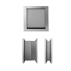 Yüksek kaliteli alüminyum Pet köpek kapı <span class=keywords><strong>Flap</strong></span>, güvenli, tüm hava durumu için dayanıklı kilitlenebilir köpek Pet kapı emniyet hava - Product Image 3