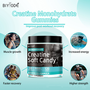 Caramelo de goma de Monohidrato de Creatina baja en calorías con L-carnitina para Adultos antes del entrenamiento Energía y apoyo muscular y apoyo inmunológico - Product Image 3