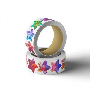 Pegatinas Adhesivas Brillantes Holográficas con Diseño de Estrella Láser para Manualidades Infantiles - Product Image 1