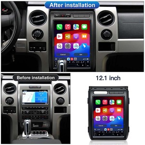 หน้าจอแอนดรอยด์ 15 ขนาด 12.1 นิ้ว สไตล์เทสลา รองรับ Carplay สำหรับรถยนต์ฟอร์ด F150 Raptor ปี 2009-2012 พร้อมระบบนำทาง GPS เครื่องเล่นมัลติมีเดีย วิทยุ และเครื่องเล่นเทป - Product Image 3