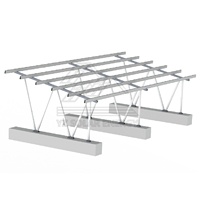 10 kw solaire carport photovoltaïque Installer Structure étanche solaire pv carport système de montage