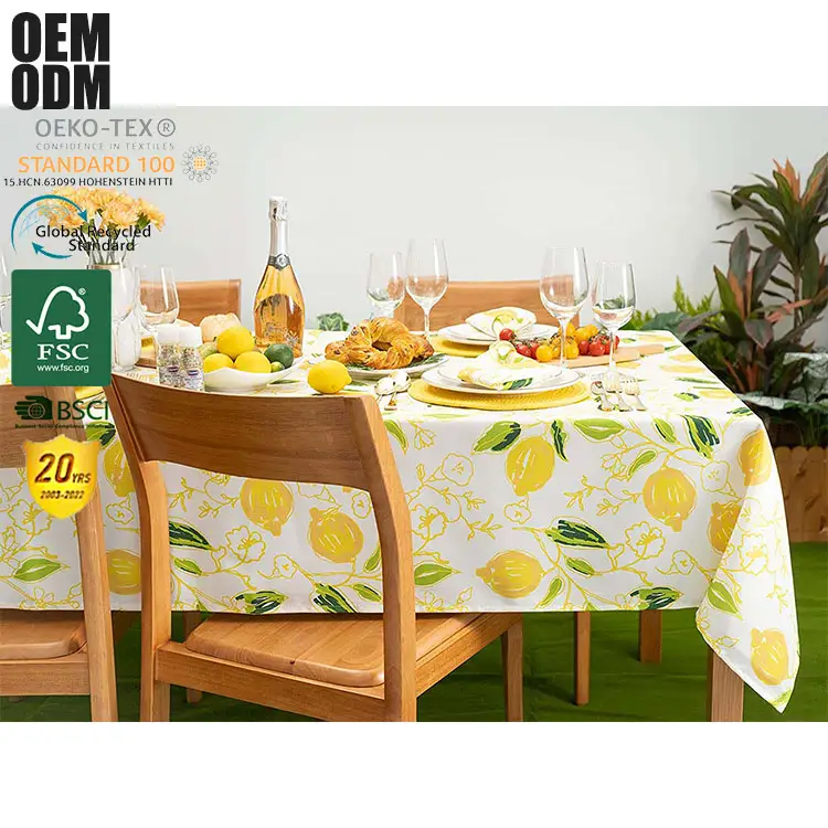 Digital Printing Tablecloths Vintage Rectangle Tablecloth Restaurant Table Cloth For Party Event Wedding Square Dinner Table