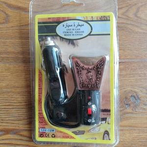 Grosir Pembakar Dupa Mobil Logam Timur Tengah Pembakar Dupa Logam Listrik Muslim Pembakar Mabkhara untuk Mobil - Product Image 3