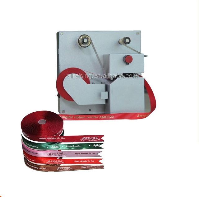 Digital Printer for Flower Shop Using Hot Foil Grosgrain Satin Ribbon Printing Machine