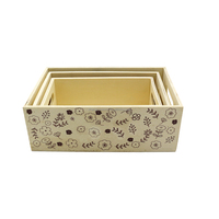 Vintage Houten Mand Natuurlijke Houten Decoratieve Opbergdoos/Groothandel Goedkope Houten Opslag Fruitgroenten Kratten