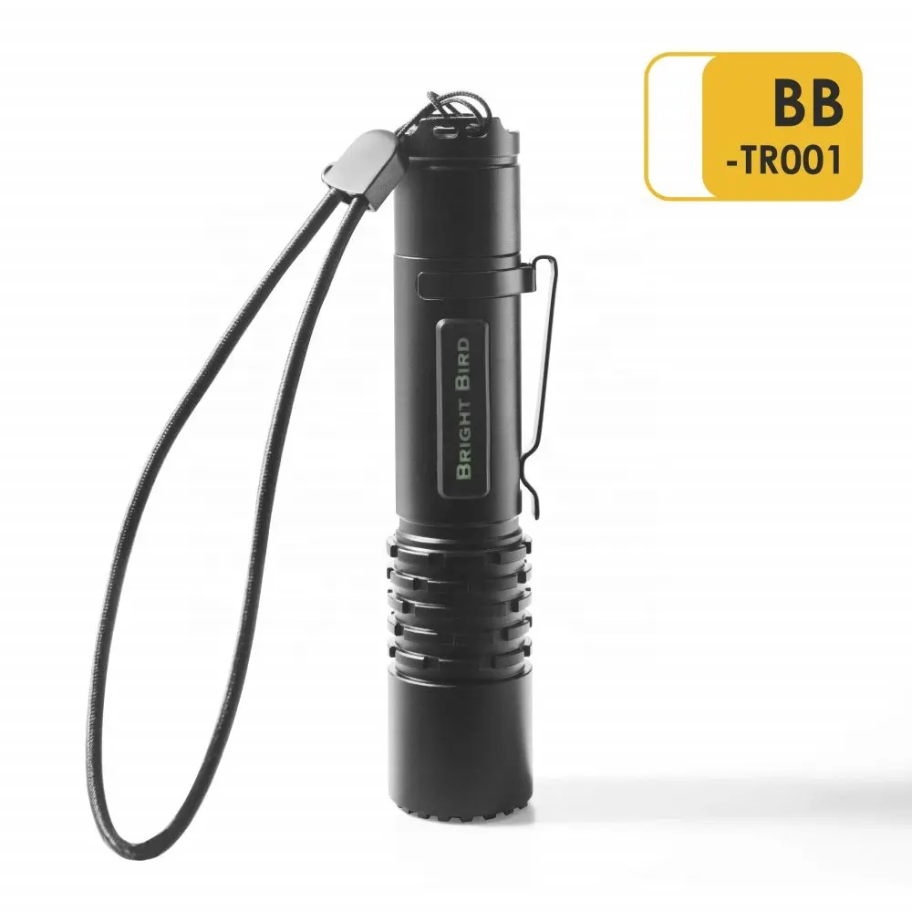 Custom Camping Waterproof Led Tactical Flashlight Outdoor Portable Emergency Flashlight With Pocket Clip