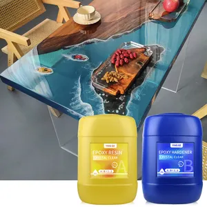 1kg nhựa Epoxy Kit 1:1 hai thành phần rõ ràng tinh thể lỏng trong suốt AB nhựa Epoxy để làm đồ trang sức, nghệ thuật, hàng thủ công