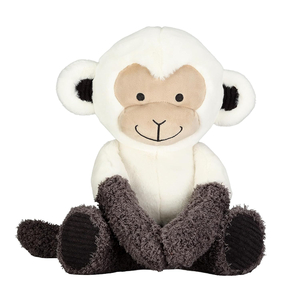 Adorable Mono de Peluche con Cabeza Blanca y Cola Gris, Decoración para Fiestas, Regalo para <span class=keywords><strong>Amigos</strong></span>, Juguete de Peluche - Product Image 1