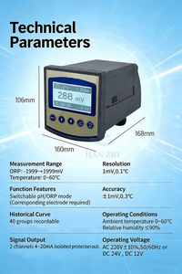 Online <strong>pH</strong> Analyzer Orp <strong>Meter</strong> <strong>pH</strong> Controller Industrial Water <strong>pH</strong> Sensor with Modbus 485 OEM Customizable - Product Image 4