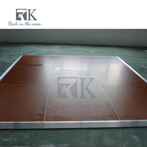 Panel de Madera con Acabado de Grano de Madera Fácil de Instalar, Panel Personalizado para Pista de Baile para Bodas y Fiestas - Product Image 3