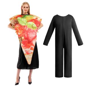 FOEA-003 Costume per fetta di Pizza per adulti mascotte cibo di Halloween taglia - Product Image 5