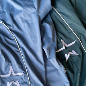 YSJY反光尼龙裤喇叭裤拼接弹性腰带尼龙履带裤 - Product Image 4