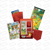 Boîte de collection de cartes de luxe à triple thème, motifs variés, ensemble d'accessoires pour cartes à collectionner, en stock – Vente flash