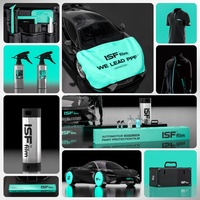 ISFFILM Clair Sable Preuve Chaleur Réparation anti-rayures distributeur Brillant Auto-Guérison Hydrophobe TPU Film De Protection PPF