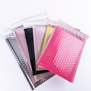 Trung Quốc Nhà cung cấp tùy chỉnh thiết kế phong bì độn bong bóng gửi thư Túi Rose Gold long lanh kim loại lá Teal bong bóng bưu phẩm Logo - Product Image 3