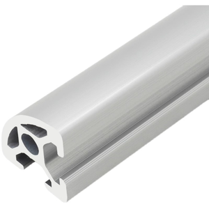 Profilé en aluminium 6063 norme européenne 2020R, en forme d'arc, <span class=keywords><strong>20x20</strong></span>, en alliage d'aluminium semi-circulaire, petit coin 20R pour découpe - Product Image 1
