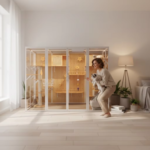 Casa para Gatos de Madera de Primera Calidad Genesis Grade, Multi-Pisos, el Primer Santuario - Product Image 2