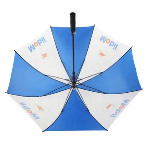 Promotional Gift Items Custom Automatic Outdoor Umbrellas With Logo Promotional Branded Straight Large Car Golf Umbrella