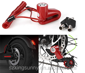 Bloqueo de freno de disco <span class=keywords><strong>para</strong></span> patinete eléctrico, bloqueo de seguridad con cuerda <span class=keywords><strong>para</strong></span> M365 / Pro / 1S / Essential / Pro2 - Product Image 3