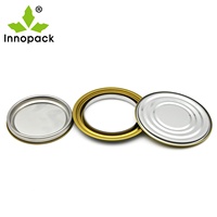 Seau à peinture vide 2L en métal/plastique avec couvercles personnalisables, impression sur mesure, vente en gros, qualité chimique, Innopack certifié ISO9001 HACCP