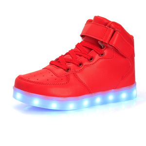 Scarpe LED Luminose con Ricarica USB, Scarpe Casual alla Moda per Bambini con Tomaia Alta - Product Image 3