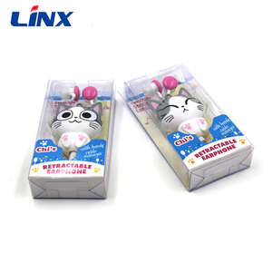 3.5mm çocuk kız karikatür güzel karikatür kedi desen kablolu mikrofonlu kulaklık - Product Image 3