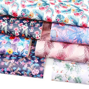 Lot de 7 feuilles de tissu synthétique en vinyle imitation <span class=keywords><strong>cuir</strong></span>, <span class=keywords><strong>imprimé</strong></span> floral ananas, 8x12 pouces, pour nœuds, boucles d'oreilles et loisirs créatifs - Product Image 4