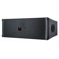 Sistema de Audio Profesional Impermeable con Altavoces Line Array Dobles de 12 Pulgadas para Interiores y Exteriores, Ideal para Teatros Nacionales, Estadios y Eventos