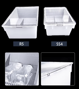 Cage pour souris de laboratoire, cage d'élevage pour rats de laboratoire R5 avec couvercle en maille d'acier inoxydable, logement pour rongeurs autoclavable et empilable - Product Image 2