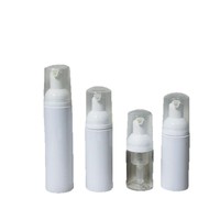 Bouteilles en PET 30ml 50ml Distributeurs de mousse portables format voyage ; Bouteilles de mousse blanches pour chaussures 60ml 80ml 100ml avec bouchon de bouteille finition mate