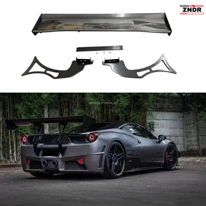 Spoiler posteriore in fibra di carbonio SVR di alta qualità modificato e aggiornato per <span class=keywords><strong>Ferrari</strong></span> 458 e 488 paraurti auto in nuove condizioni - Product Image 1