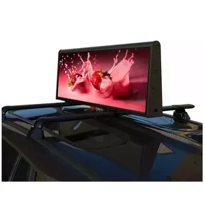 Không thấm nước <span class=keywords><strong>3G</strong></span> 4G taxi Roof <span class=keywords><strong>LED</strong></span> hiển thị màn hình đăng ký bảng p2.5 p3.076 P4 IP65 quảng cáo taxi Top di động <span class=keywords><strong>LED</strong></span> hiển thị - Product Image 1