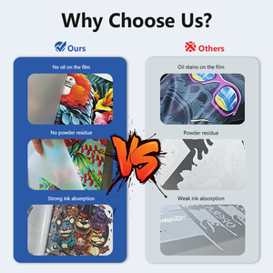 Fogli <span class=keywords><strong>di</strong></span> pellicola DTF A3 <span class=keywords><strong>A4</strong></span> da 75m per trasferimento a caldo, a rimozione istantanea, resistenti al lavaggio, per stampa fai da te su magliette, all'ingrosso per piccole imprese - Product Image 4