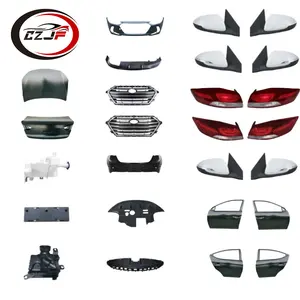 CZJF bumper belakang pintu mobil, lampu belakang kisi untuk Hyundai Elantra 2016 2017 2018 2022 2023 2024