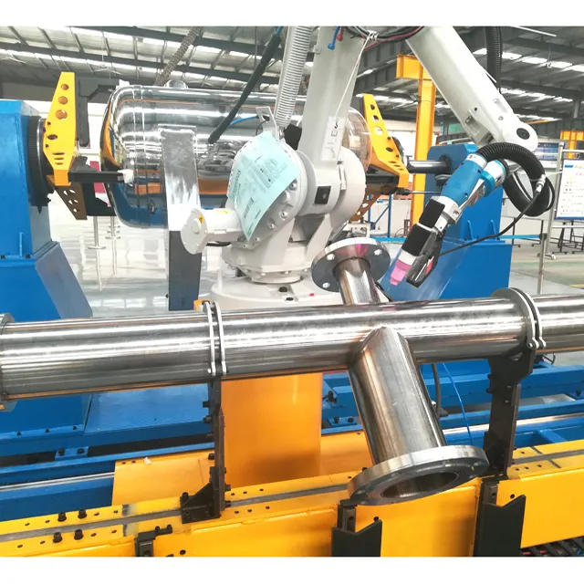 Nuova saldatrice ad arco automatica in acciaio inossidabile per tubi robot