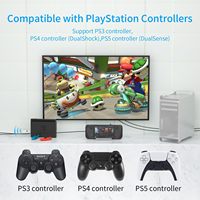 Adaptador Inalámbrico RGEEK, Controlador USB para Switch/Switch OLED/Lite, Compatible con Xbox Series X/S, Xbox One, Controlador de PS5, PS4, PS3
