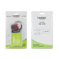 Accessoires de voiture : Filtre stéréo pour amplificateur audio, isolateur de boucle de masse et suppresseur d'interférences – Filtre audio pour voiture TB-119