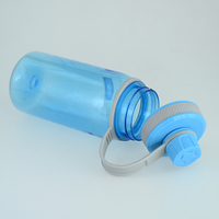 Bouteille d'eau sport 820 ml sans BPA, légère, portable, avec couvercle à clapet et sangle de transport, écologique, pour la gym, le camping et les voyages