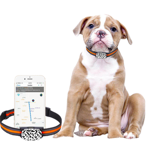 Thời gian thực GPS <span class=keywords><strong>Tracker</strong></span> bằng giọng nói thông tin liên lạc chó mèo không thấm nước IP67 Sim thẻ không có khoảng cách giới hạn Nhựa Nylon vật liệu không bao giờ vật nuôi - Product Image 1