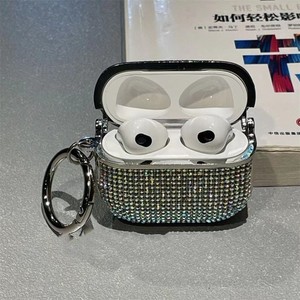 Diamante chapado Flash Crystal Diamond adecuado para <span class=keywords><strong>Airpods</strong></span> <span class=keywords><strong>Pro</strong></span> Apple 1/2/3 generación Bluetooth <span class=keywords><strong>auriculares</strong></span> <span class=keywords><strong>funda</strong></span> protectora - Product Image 1