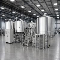 Équipement de brasserie 10HL, projet clé en main, système de brassage de bière, cuves de fermentation BBT, ligne de brasserie complète