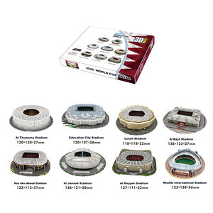 Rompecabezas 3D de papel personalizado, <span class=keywords><strong>2022</strong></span> <span class=keywords><strong>Wold</strong></span> <span class=keywords><strong>Cup</strong></span> Catar, 194 unidades - Product Image 1