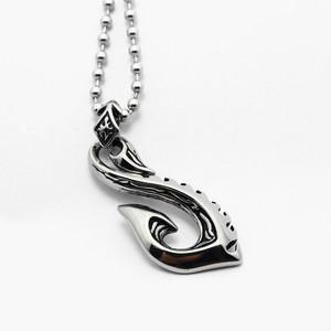 Yunnique – collier en acier inoxydable pour hommes, pendentif flamme, accessoire cadeau - Product Image 1