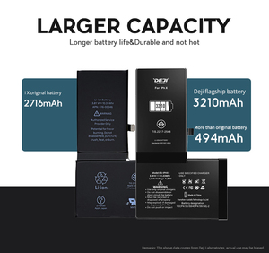 <span class=keywords><strong>Batterie</strong></span> de Téléphone Mobile Originale DEJI OEM pour <span class=keywords><strong>iPhone</strong></span> 4 5 5s 6 6s 7 8 Plus <span class=keywords><strong>X</strong></span> XS XR MAX 11 12 13 14 15 16 PRO Max - Product Image 2