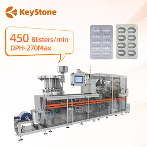 Máquina Empacadora de Blíster de Alta Velocidad Totalmente Automática DPH para Cápsulas de Gelatina Blanda, Tabletas y Placas Planas de Aluminio y Plástico - Product Image 1